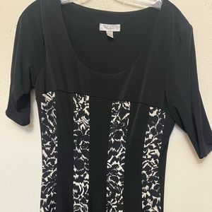 Dress barn half sleeve dress